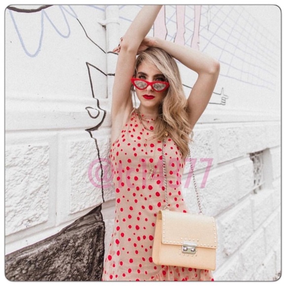 Blogger Fav Zara Sheer Red Dot Dress! - Picture 3 of 16